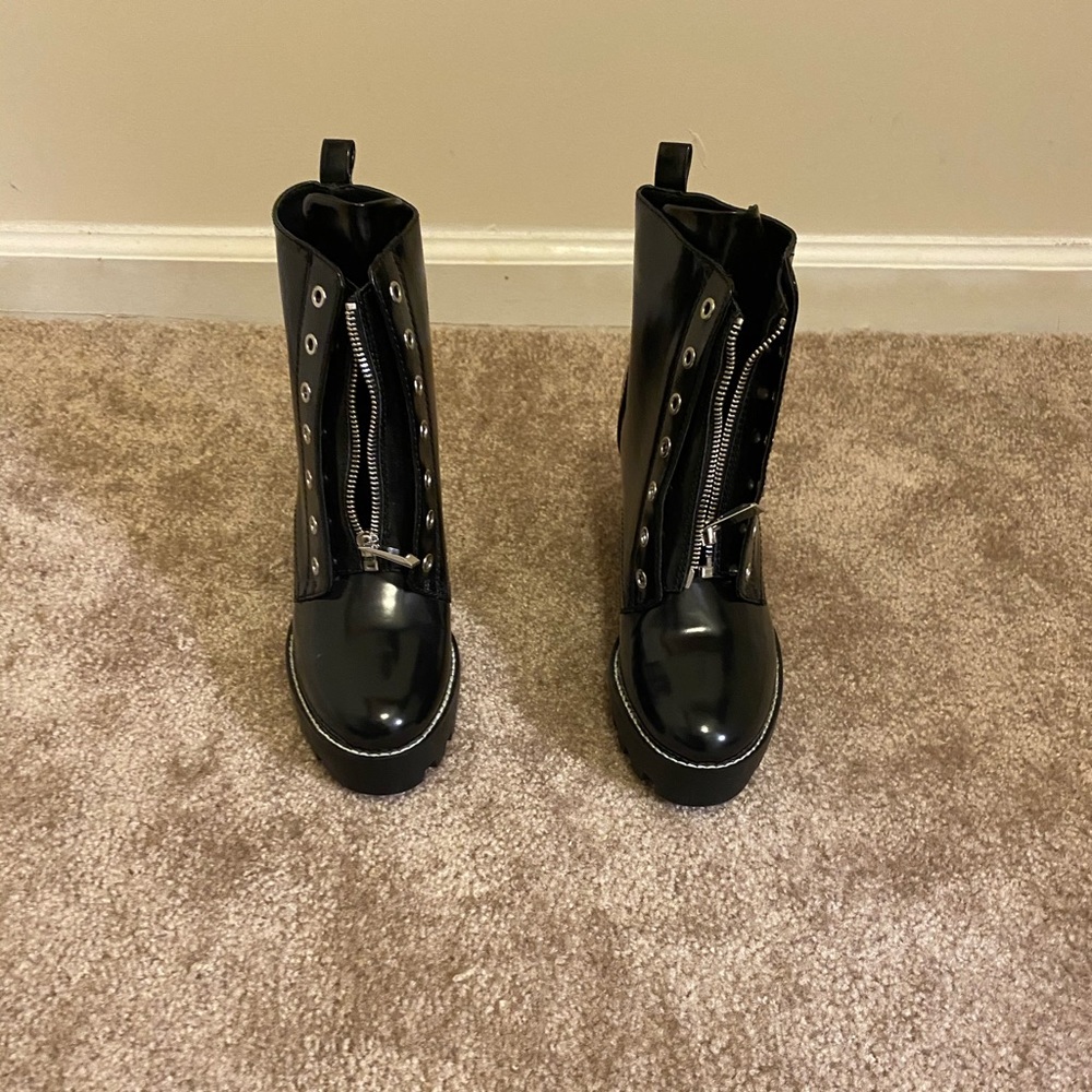 Zara platform boots